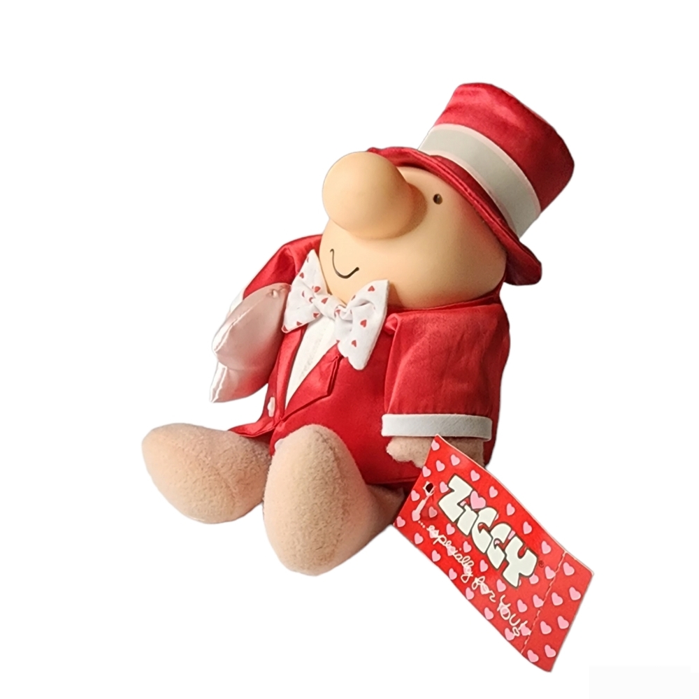 Vintage 1987 AMERICAN GREETINGS ZIGGY "I LOVE YOU" VALENTINE'S DAY PLUSH NWT - Picture 10 of 12
